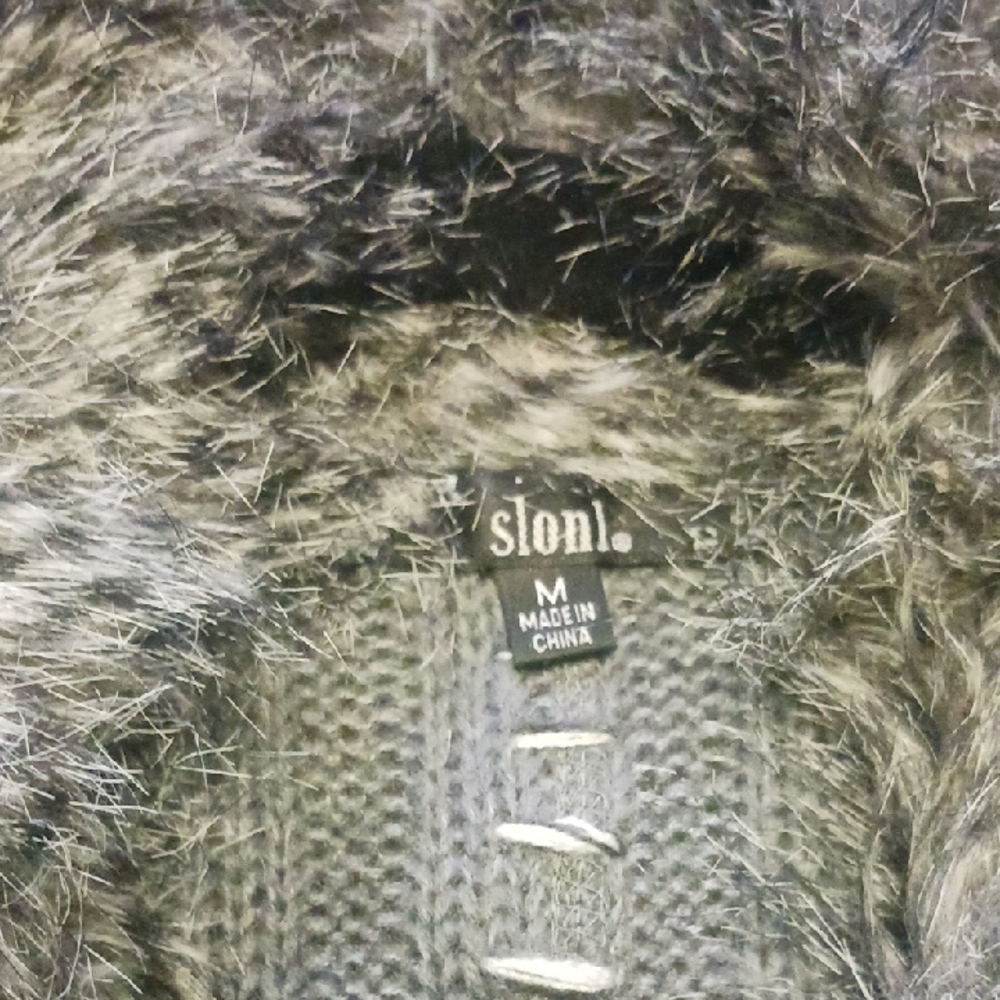 Sioni Gray Cowl Neck Sweater